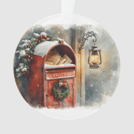 Vintage Christmas Mailbox Ornament | Nostalgic Coz