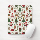 Vintage Christmas Mousepad (Mit Mouse)