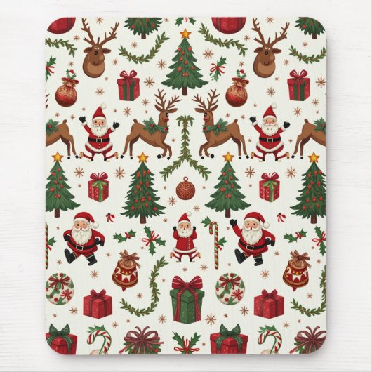 Vintage Christmas Mousepad (Vorne)