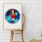 Vintage Christmas Nutcracker Poster