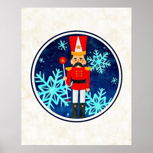 Vintage Christmas Nutcracker Poster (Vorne)