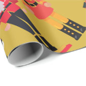 Vintage Christmas Nutcraker | Geschenkpapier (Rolleneckpunkt)