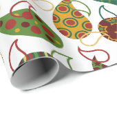 Vintage Christmas Paisley Geschenkpapier (Rolleneckpunkt)