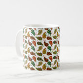 Vintage Christmas Paisley Kaffeetasse (Vorderseite Links)