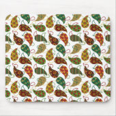 Vintage Christmas Paisley Mousepad (Vorne)