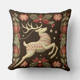 Vintage Christmas Pastel Throw Kissen