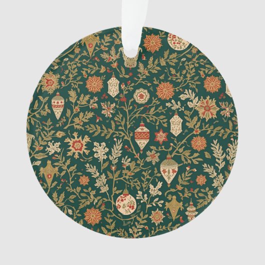 Vintage Christmas Pattern - Acrylic Ornament  (Vorderseite)