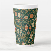 Vintage Christmas Pattern - Latte Mug Milchtasse (Vorderseite)