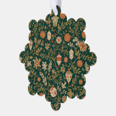 Vintage Christmas Pattern - Paper Ornament Card (Linke Ecke)