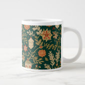 Vintage Christmas Pattern - Specialty Mug Jumbo-Tasse (Rechts)