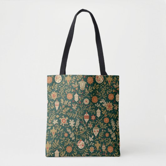 Vintage Christmas Pattern - Tote Bag Tasche (Vorderseite)