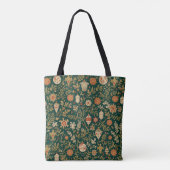 Vintage Christmas Pattern - Tote Bag Tasche (Rückseite)
