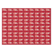 Vintage Christmas Pie Maker Tischdecke (Vorderseite (Horizontal))