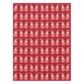 Vintage Christmas Pie Maker Tischdecke (Vorderseite)