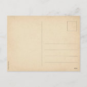 Vintage Christmas Postcard Feiertagspostkarte (Rückseite)