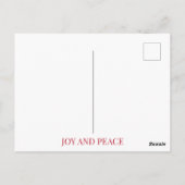 VINTAGE CHRISTMAS POSTCARD POSTKARTE (Rückseite)