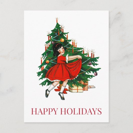 VINTAGE CHRISTMAS POSTCARD POSTKARTE (Vorderseite)