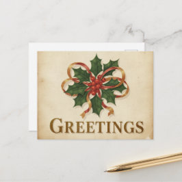 Vintage Christmas Postcard Postkarte
