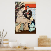 Vintage Christmas Poster (Küche)