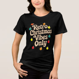 Vintage Christmas Quote Design – Retro Holiday Tri-Blend Shirt