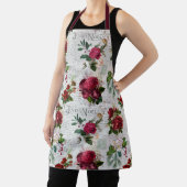 Vintage Christmas Rose Joyeux Weihnachten Ephemera Schürze (InSitu)