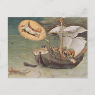 Vintage Christmas Saint Nicholas Fine Art Feiertagspostkarte