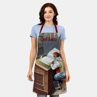 Vintage Christmas, Saint Nicholas Naughty or Nice  Schürze