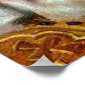 Vintage Christmas Saint Nicholas Poster (Ecke)