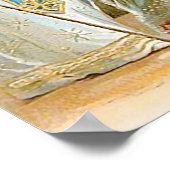 Vintage Christmas Saint Nicholas Poster (Ecke)