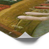 Vintage Christmas Saint Nicholas Poster (Ecke)