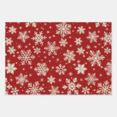 Vintage Christmas Santa Faces On Brick Geschenkpapier Set (Vorderseite 2)