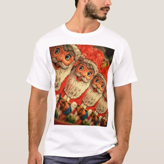 Vintage Christmas Santa Paper T-Shirt (Vorderseite)