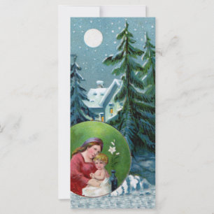 Vintage Christmas Scene