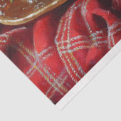 Vintage Christmas Scene Brownie Decoupage Seidenpapier (Ausschnitt)