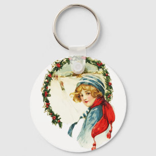 Vintage Christmas Schlüsselanhänger