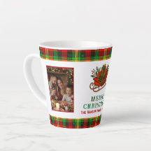 Vintage Christmas Sledge Gifts Plaid 2 Photos