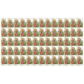 Vintage Christmas Snack Tischdecke (Vorderseite (Horizontal))