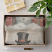 Vintage Christmas Snowman Seidenpapier (Geschenk)