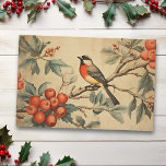 Vintage Christmas Song Vogel Seidenpapier<br><div class="desc">Dieses Design kann durch Auswahl der Option Design bearbeiten personalisiert werden. Sie können auch auf andere Gegenstände übertragen. Kontaktieren Sie mich unter colorflowcreations@gmail.com oder nutzen Sie die Chat-Option oben auf der Seite, wenn Sie dieses Design auf einem anderen Produkt haben möchten oder Hilfe benötigen. Sehen Sie mehr von meinen Designs...</div>
