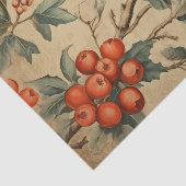 Vintage Christmas Song Vogel Seidenpapier (Ausschnitt)