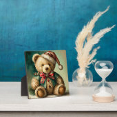 Vintage Christmas Teddy Bär Fotoplatte (InSitu)