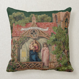"Vintage Christmas" THROW PILLOW Kissen