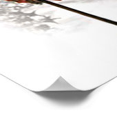 Vintage Christmas Town Poster (Ecke)