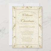 Vintage Christmas Tree Einladung (Rückseite)