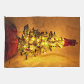 Vintage Christmas Tree Küchentuch (Horizontal)