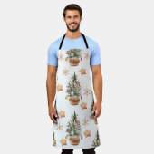 Vintage Christmas Tree | Merry Christmas Schürze (Getragen)