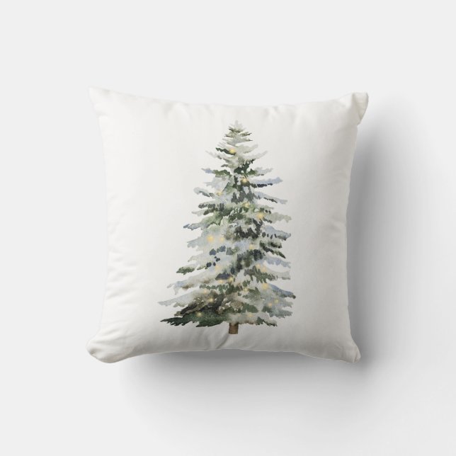 Vintage Christmas Tree Pillow Kissen (Vorderseite)