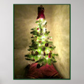 Vintage Christmas Tree Poster (Vorne)