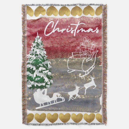 Vintage Christmas trees  Decke (Vorderseite Vertikal)