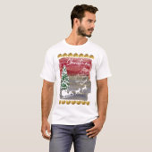 Vintage Christmas trees T-Shirt (Vorne ganz)